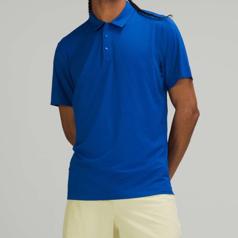 Lululemon Snap Front Performance Short Sleeve Polo